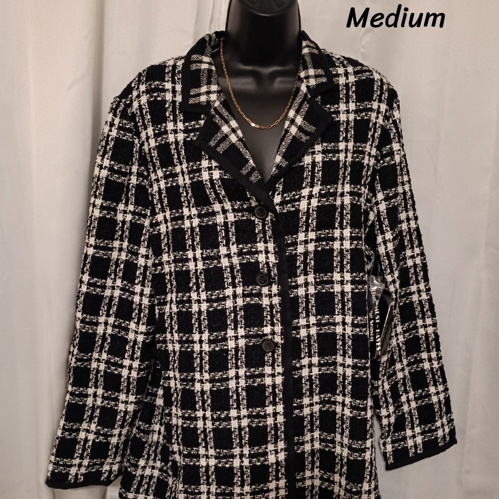 Patrick Christopher Plaid Sweater - image 1
